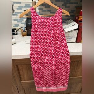 Kate Spade Girls Red and White Geometric Dress